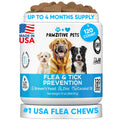 Chewable Flea and Tick Prevention for Dogs 120 Soft Chews Q464286