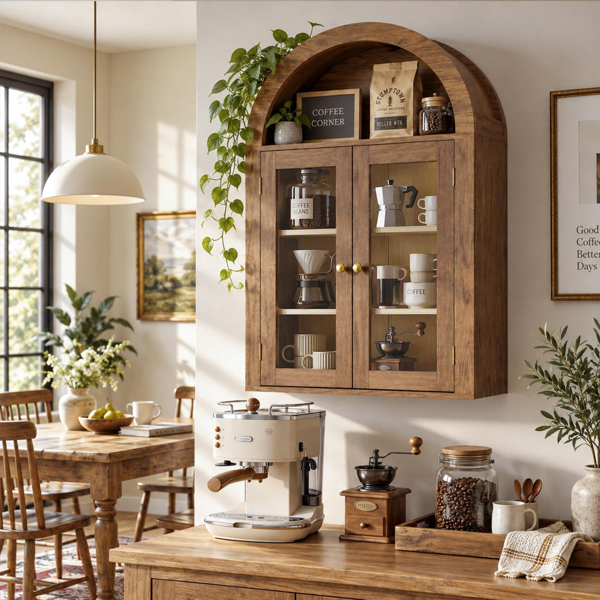 Wall Mount Medicine Cabinet with Glass Doors and Adjustable Shelves B3691