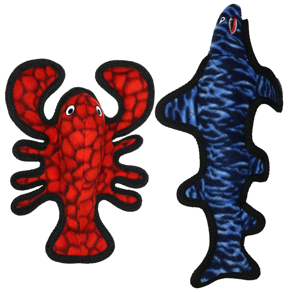 2 Pack Ultra Durable Plush Dog Toy O1486