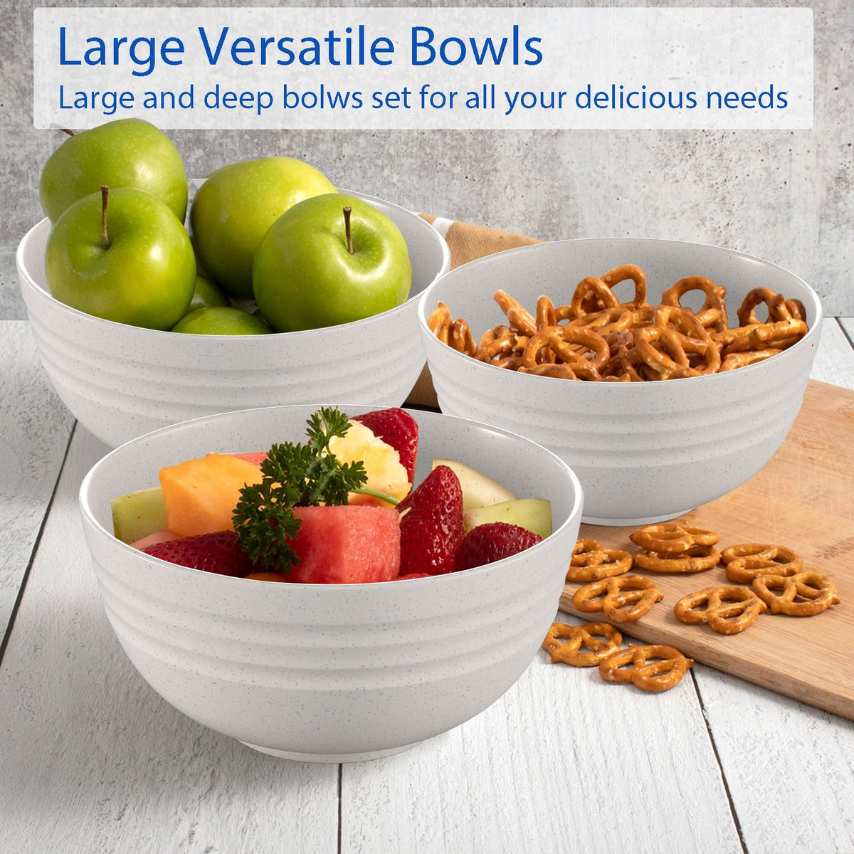 34 Oz BPA-Free Soup Bowls Set of 6 G160469