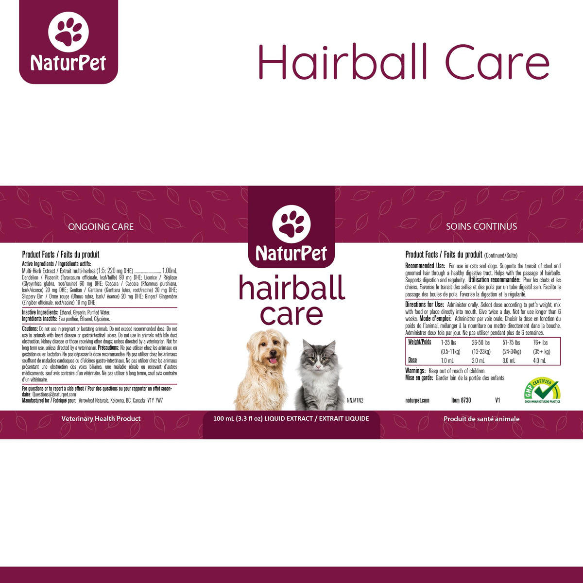Natural Herbal Drops 100mL L63231