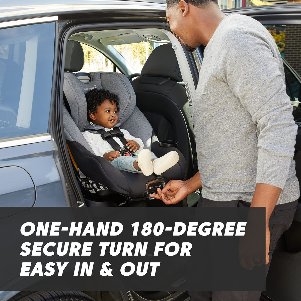 Convertible Rotating Car Seat Onyx Black V967903